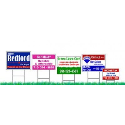 Coroplast Lawn Signs
